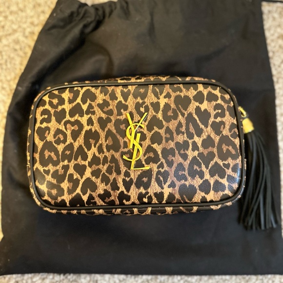Saint laurent YSL mini Monogram leopard heart crossbody - Picture 4 of 4